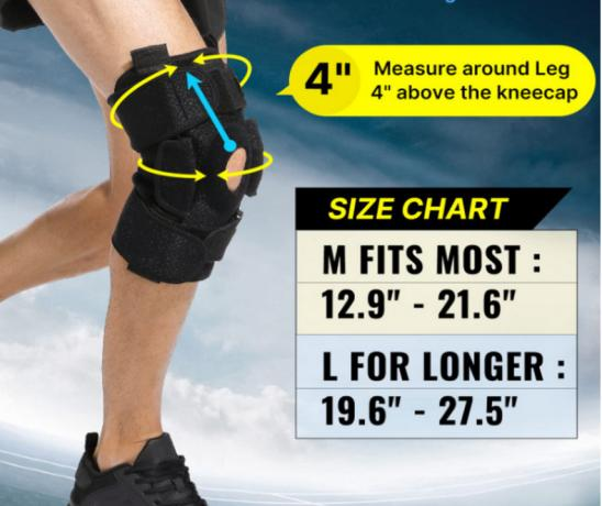 Hinged Knee Brace for Meniscus Tear