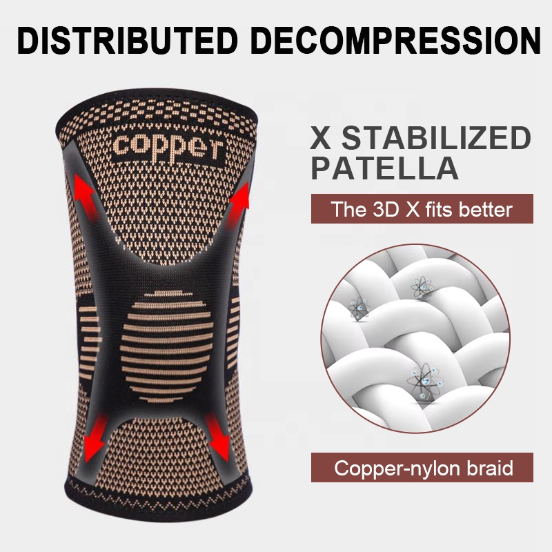 Copper Compression Knee Sleeve