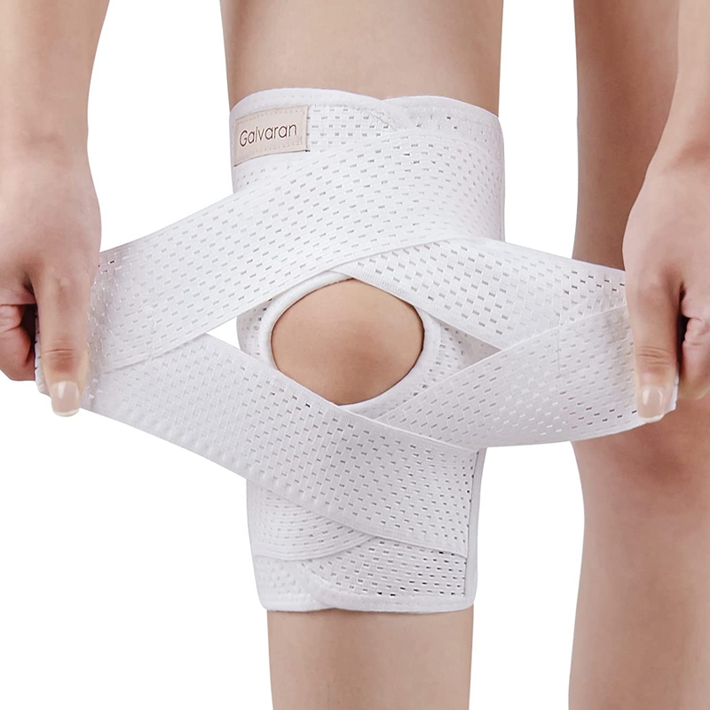 Adjustable elastic band Knee Support with Side Stabilizers