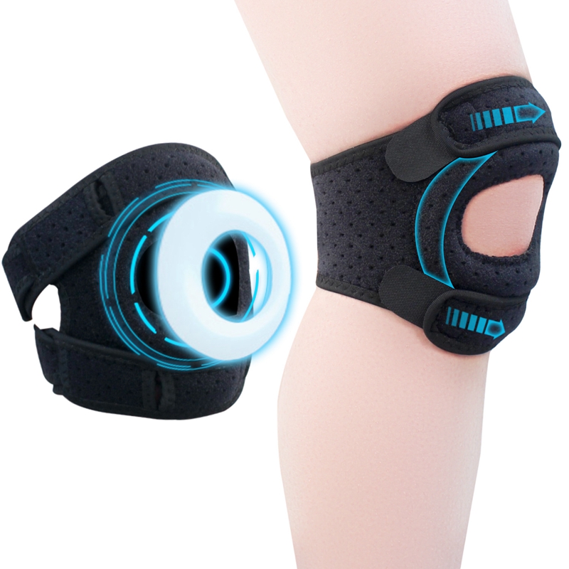 Knee Brace Support with Silicone Ring Pad