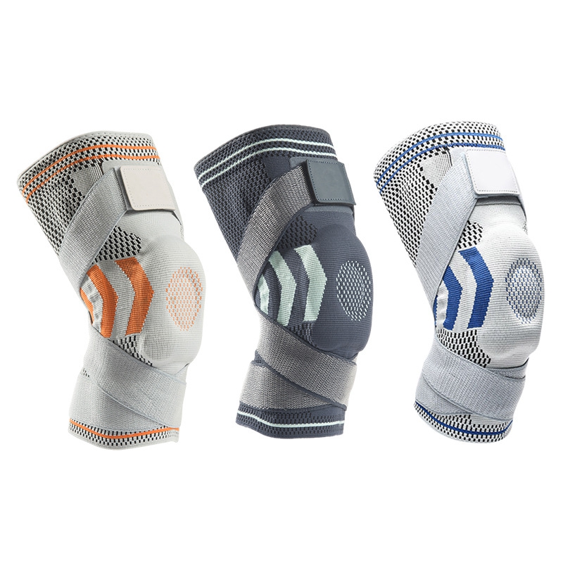 Knee Compression Sleeve with silicone pads