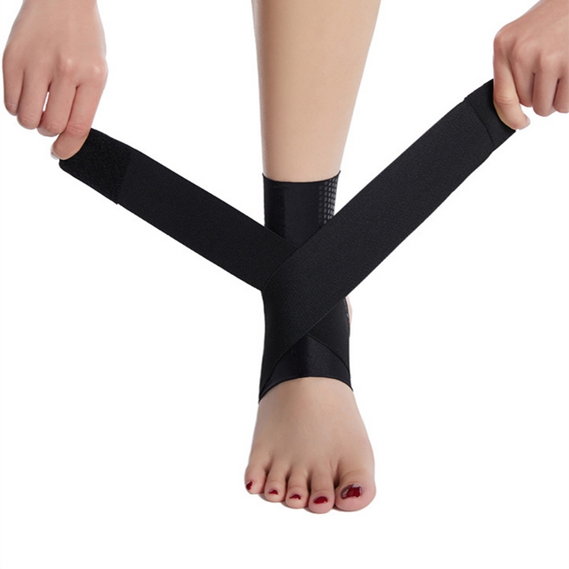 Ultra-Thin Ankle Brace With Cross-Strap