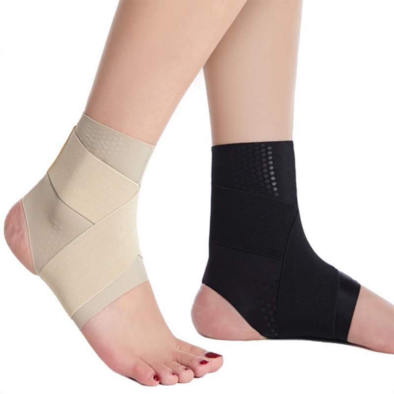 Ultra-Thin Ankle Brace With Cross-Strap