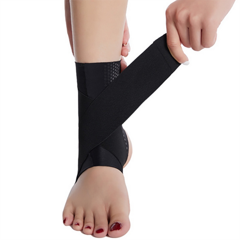 Ultra-Thin Ankle Brace With Cross-Strap