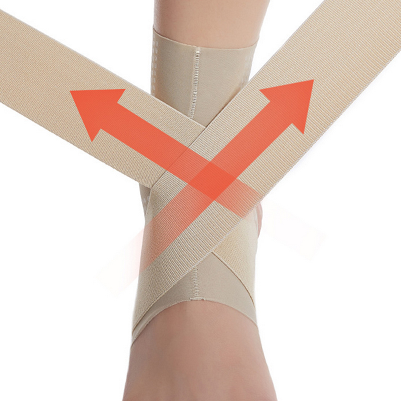 Ultra-Thin Ankle Brace With Cross-Strap