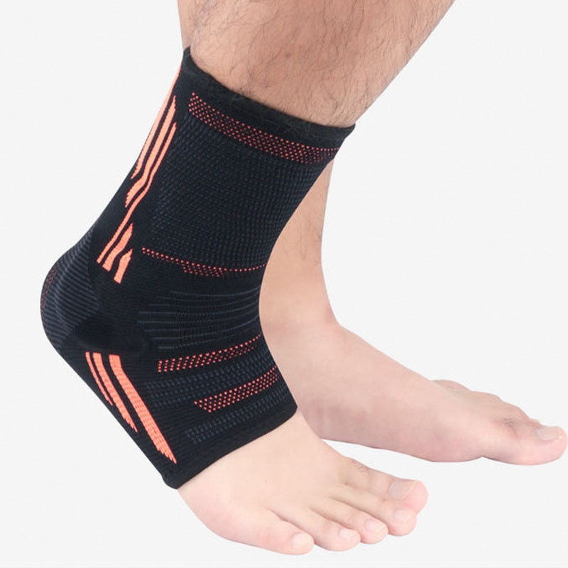 Knitted Ankle Brace with Silicone Pad