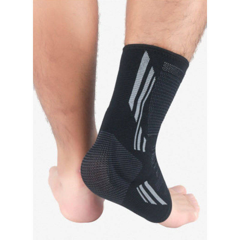 Knitted Ankle Brace with Silicone Pad