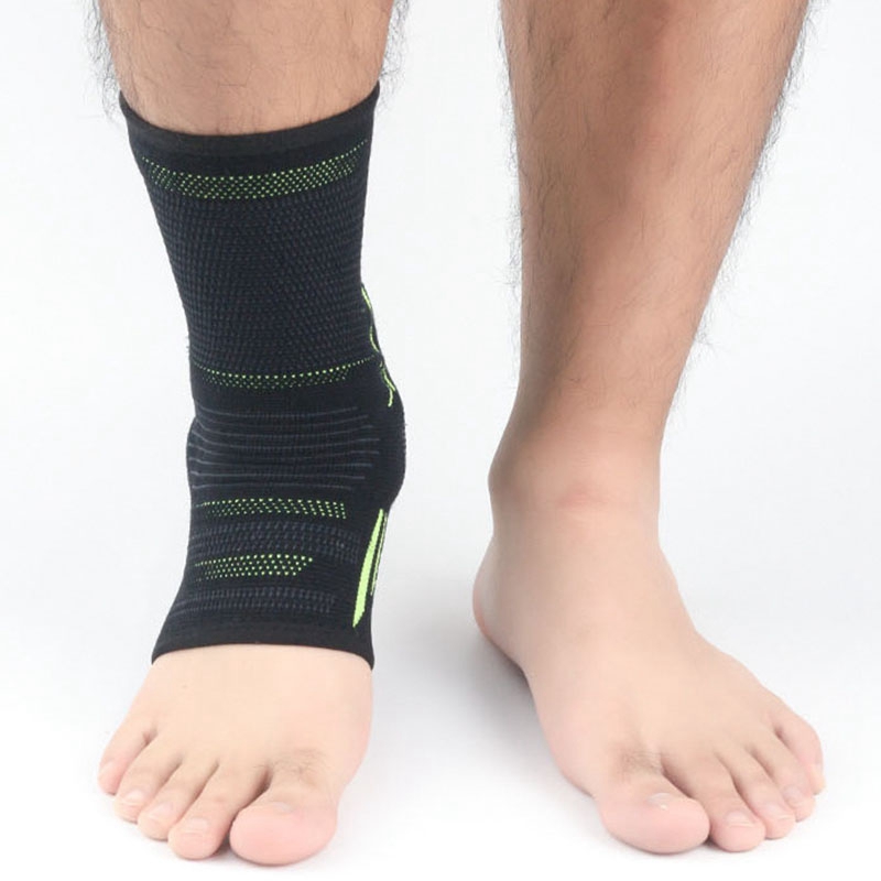 Knitted Ankle Brace with Silicone Pad