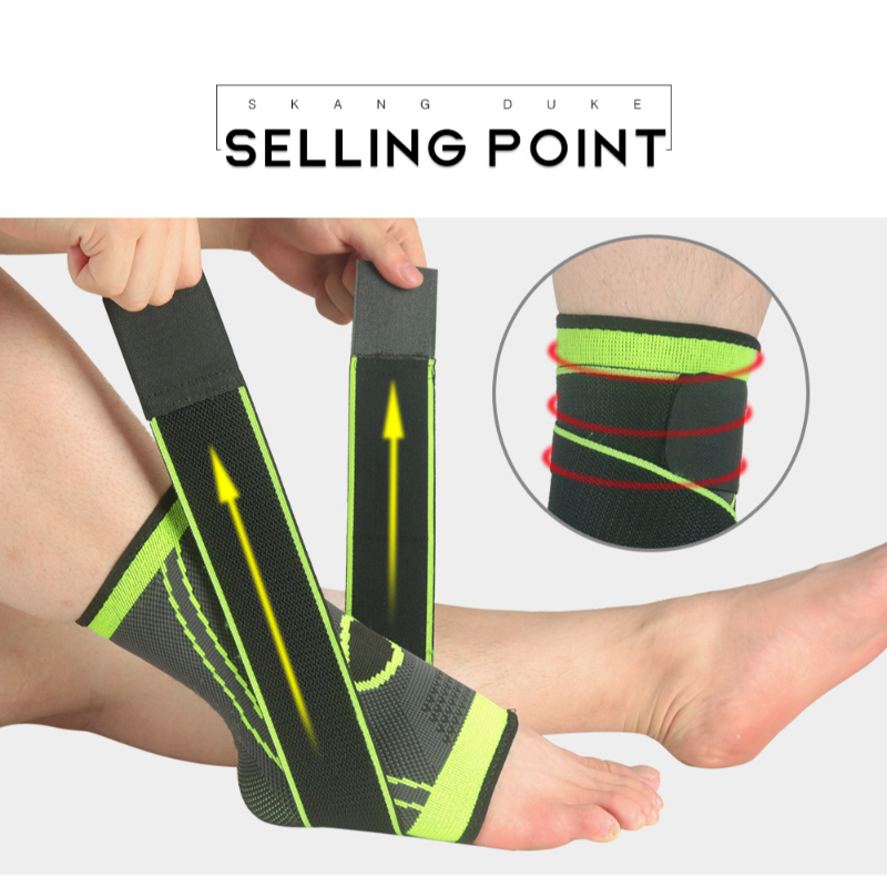 High-Elasticity Breathable Ankle Support with Adjustable Straps