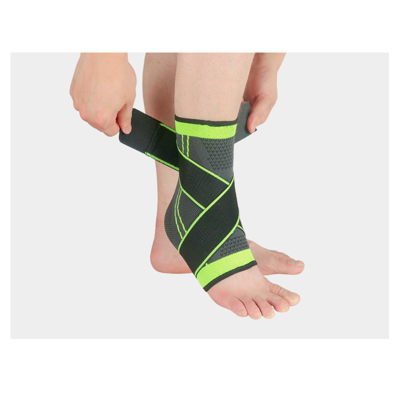 High-Elasticity Breathable Ankle Support with Adjustable Straps