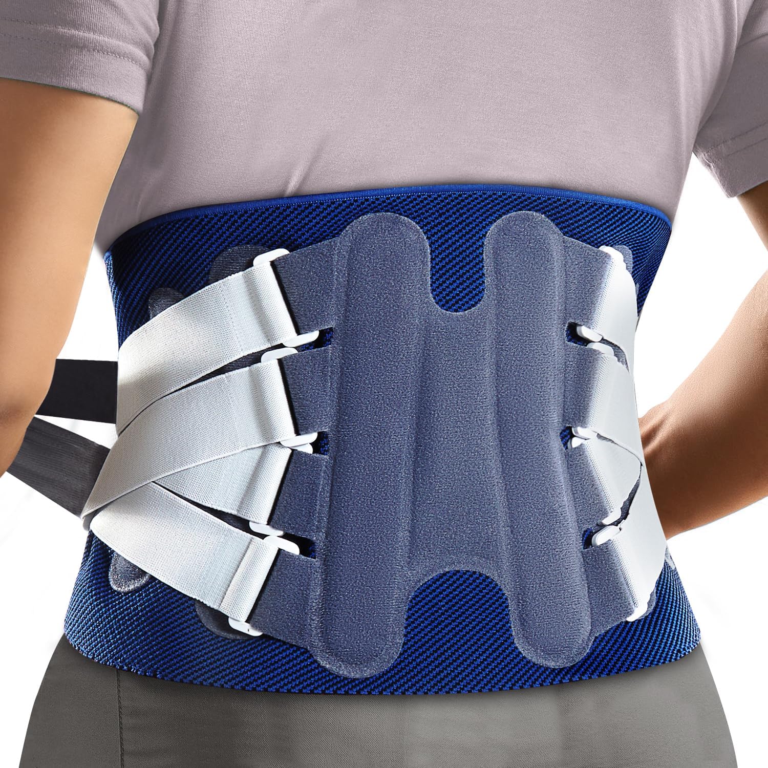 Hot pressing H support waist support