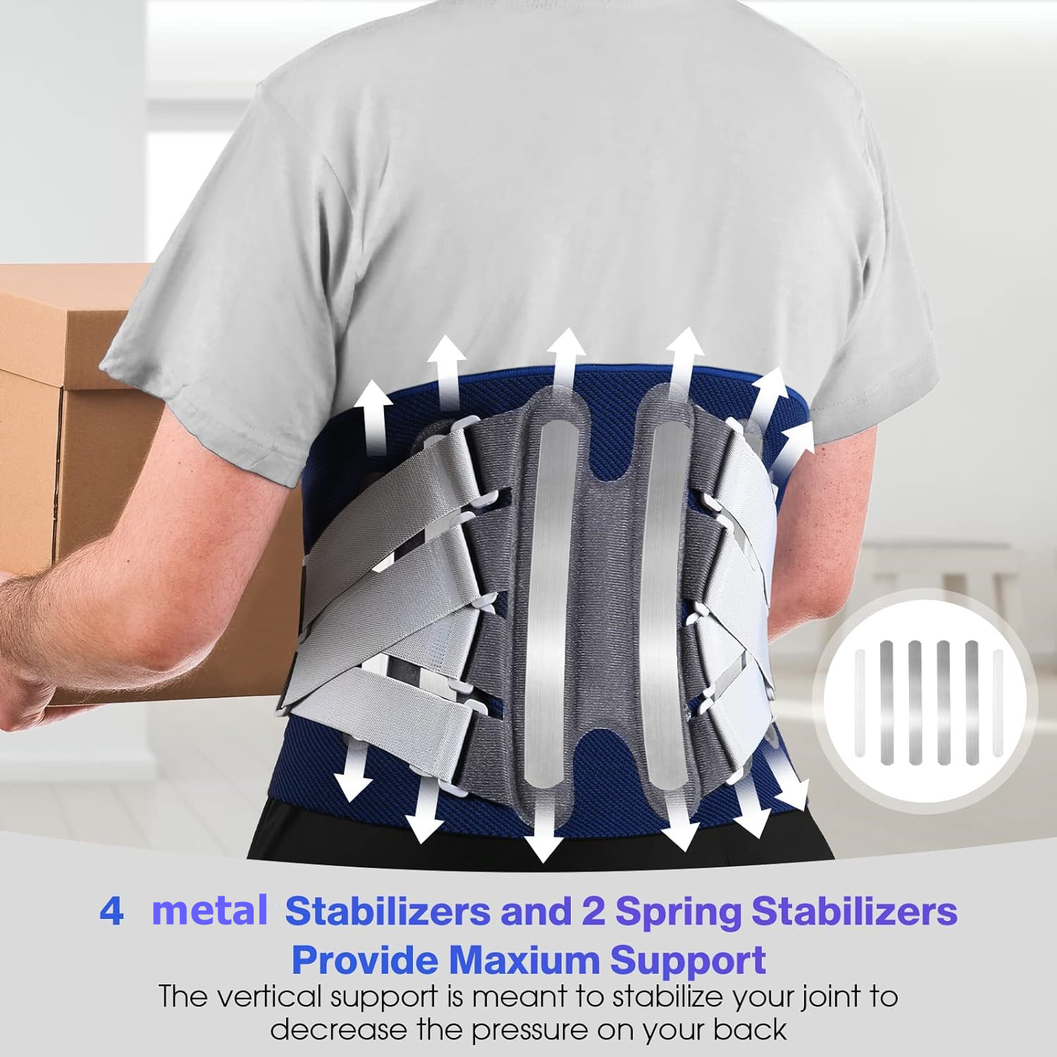 Hot pressing H support waist support