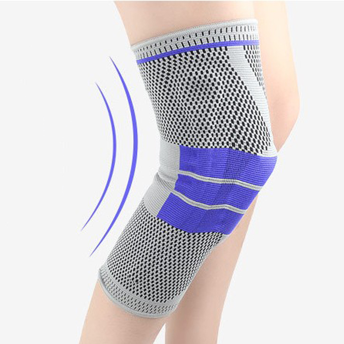 Compression Knee Sleeve with Patella Gel pad & Side stabilizers