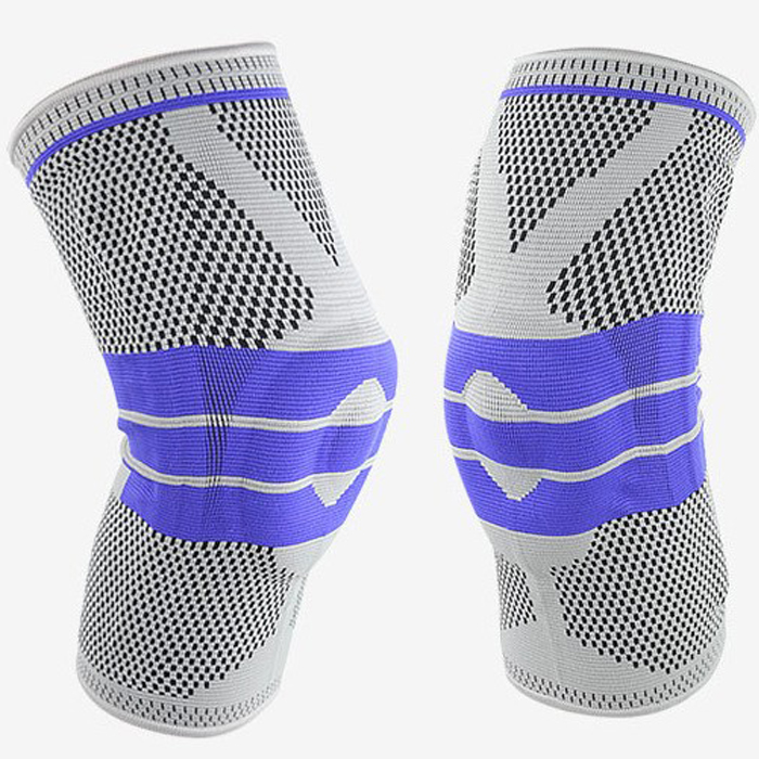 Compression Knee Sleeve with Patella Gel pad & Side stabilizers