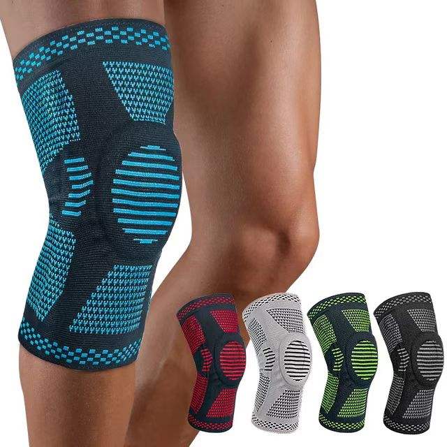 Knee Brace with Side Stabilizers Silicone Pad