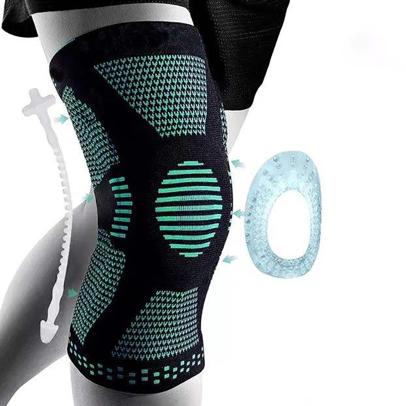 Knee Brace with Side Stabilizers Silicone Pad