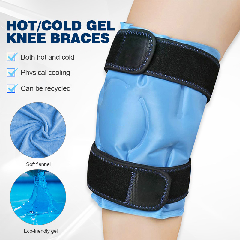 Knee ice gel Wraps for hot and cold therapy