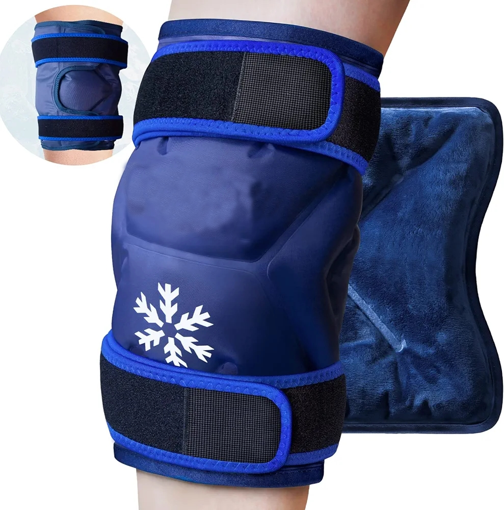 Knee ice gel Wraps for hot and cold therapy