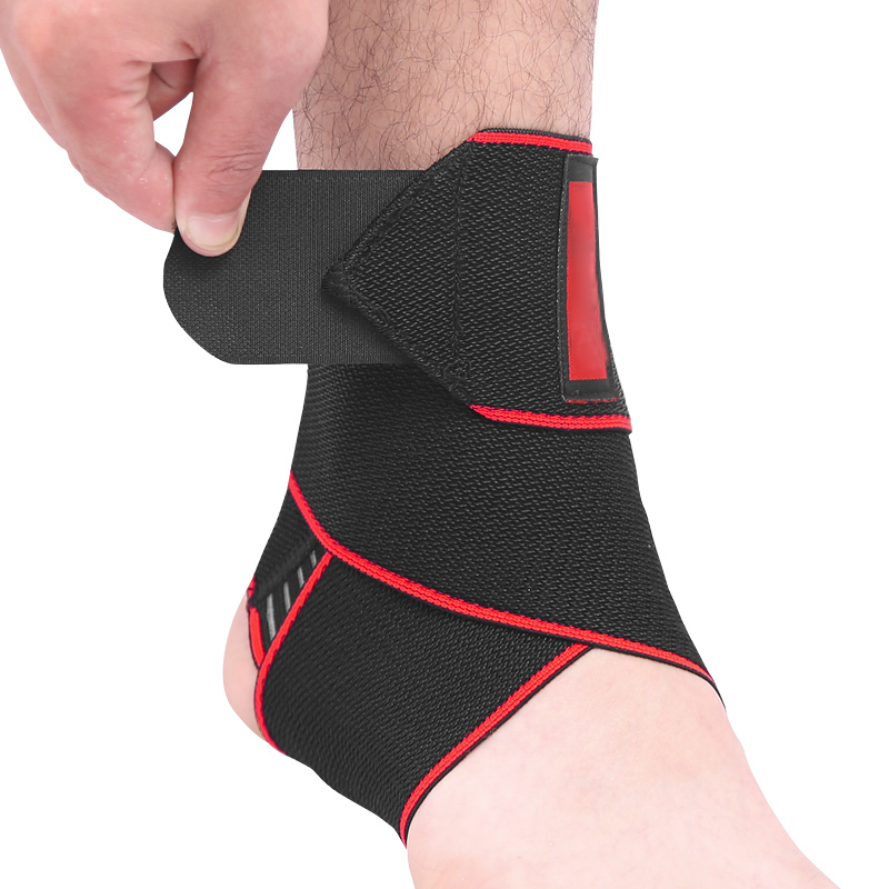 Sports compression ankle support