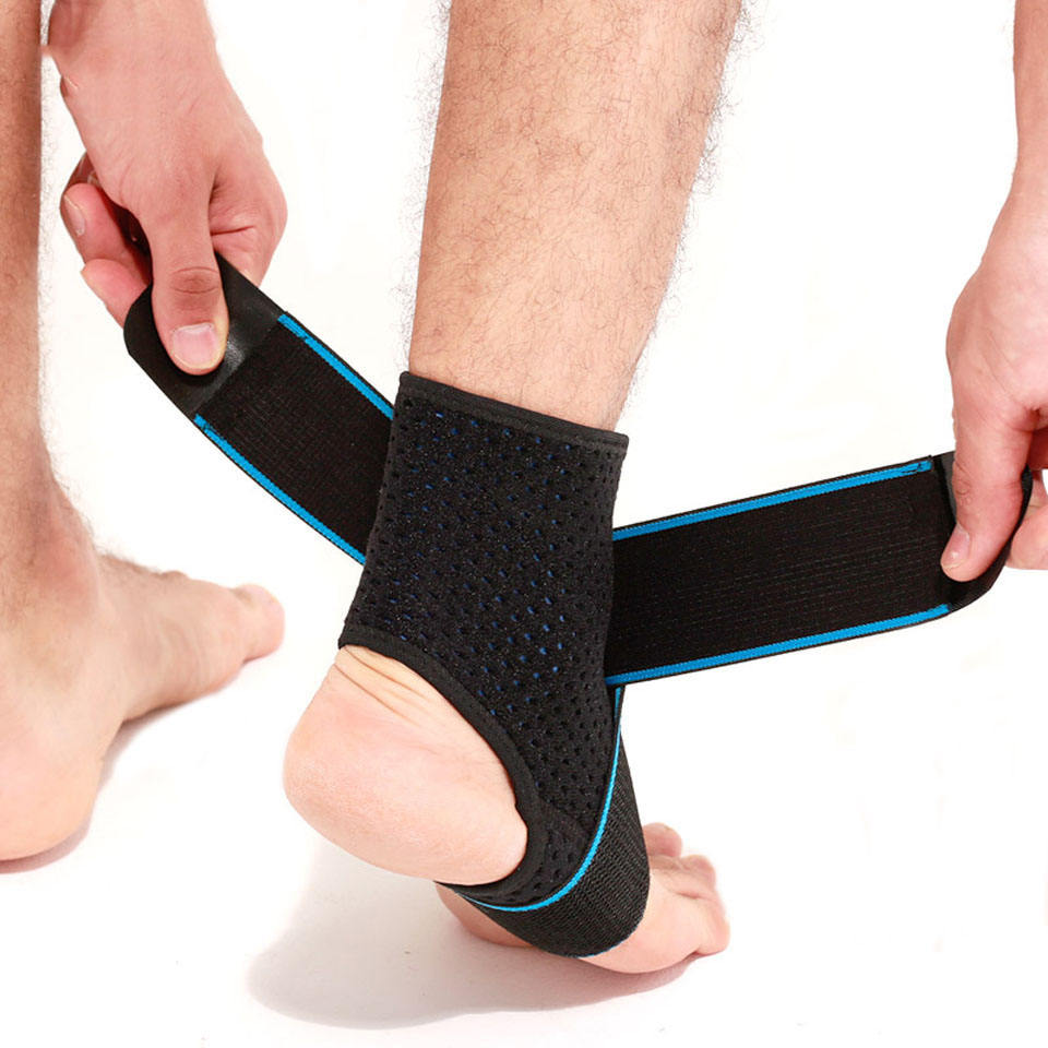 Compression strap sports ankle support