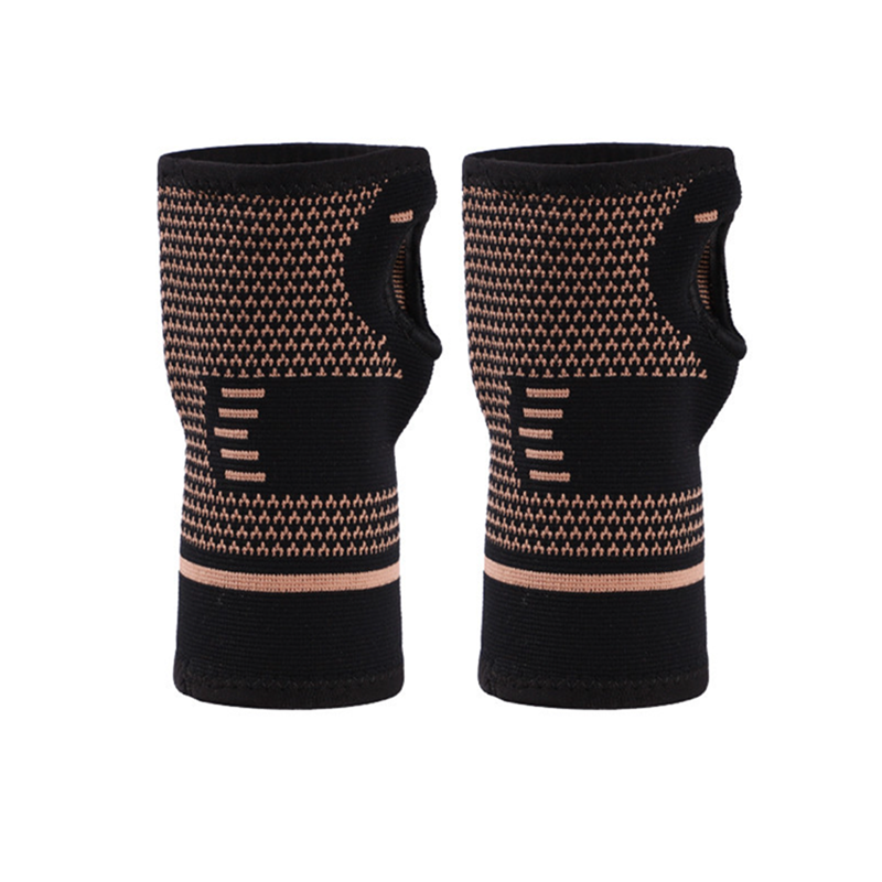 Copper High-Elastic Compression Wrist Brace