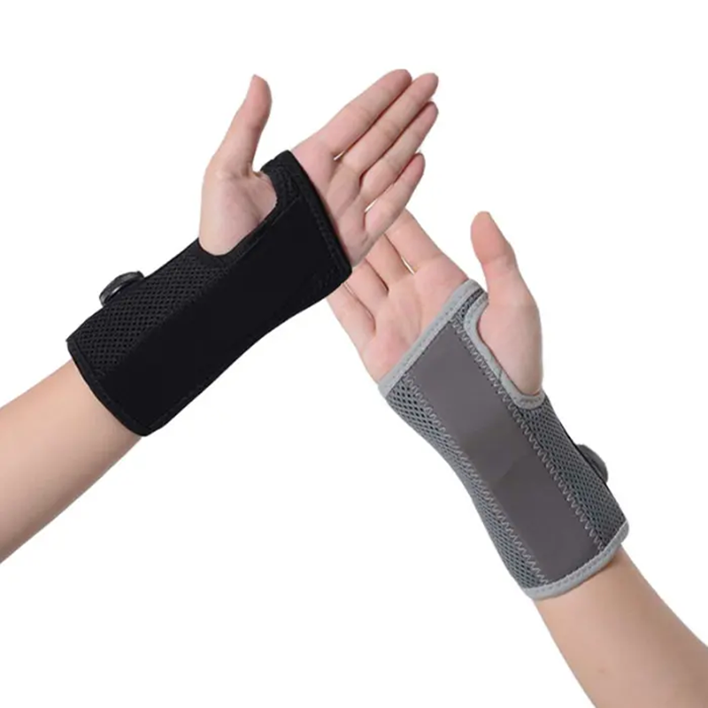 Adjustable Knob Aluminum Bar Support Wrist Brace