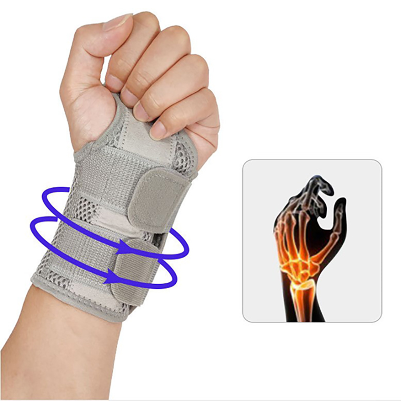 Adjustable Wrist Support Brace with Splint