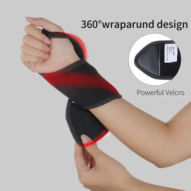 Multi-position free heat compress wristband