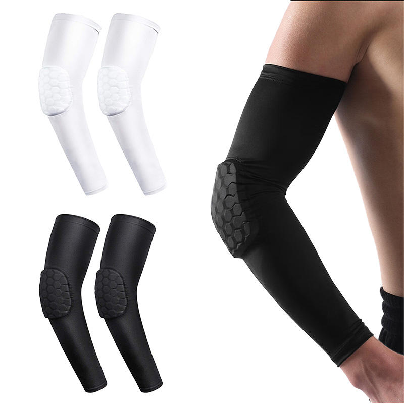 Basketball Honeycomb Arm Compression Sleeves Elbow sleeve pads