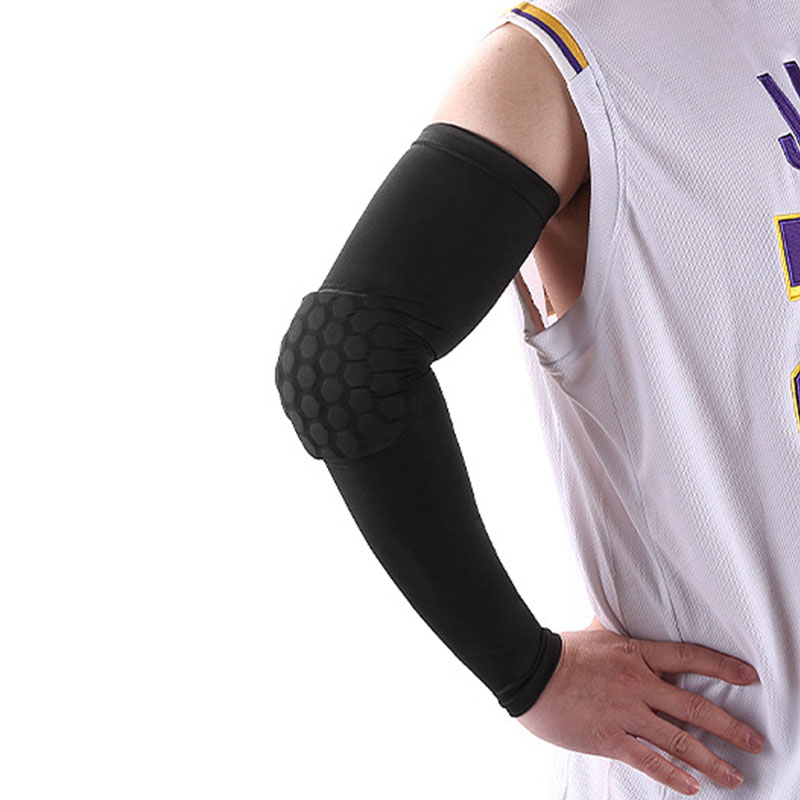 Basketball Honeycomb Arm Compression Sleeves Elbow sleeve pads