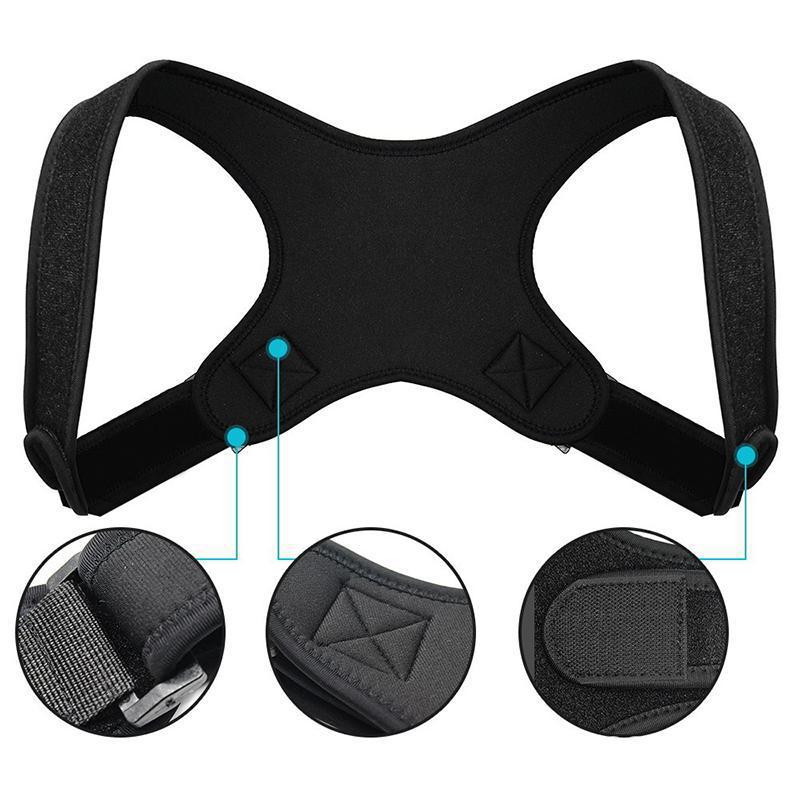 Upper Back Support Posture Corrector For Shoulders Neck Clavicle