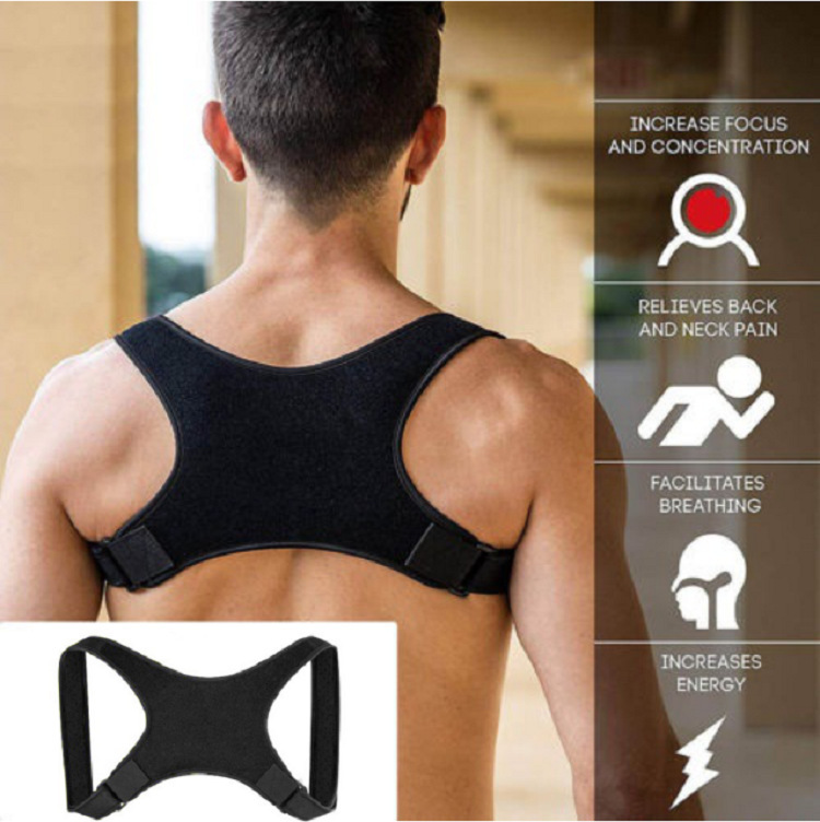 Upper Back Support Posture Corrector For Shoulders Neck Clavicle